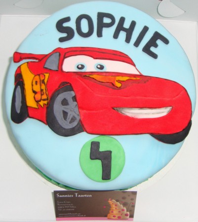 Cars kindertaart