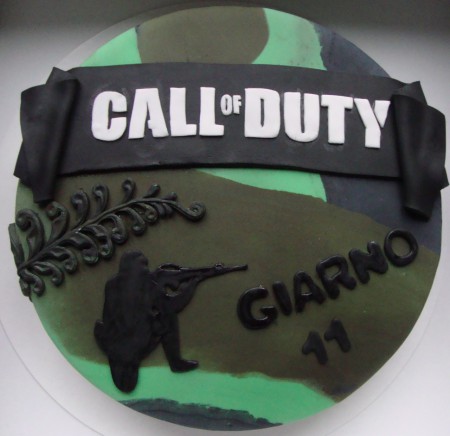 Call of duty kindertaart